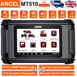 ANCEL MT510 Motorcycle All System Diagnostic Scan Tool OBD2 Scanner Engine ABS