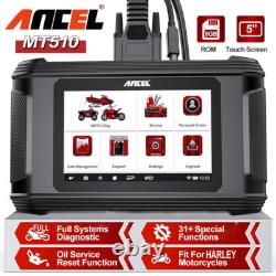 ANCEL MT510 OBD2 Motorcycle Full System Diagnostic Tool Fit For Harley Motorbik