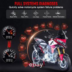 ANCEL MT510 OBD2 Motorcycle Full System Diagnostic Tool Fit For Harley Motorbik