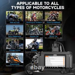 ANCEL MT510 OBD2 Motorcycle Full System Diagnostic Tool Fit For Harley Motorbik