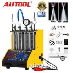 AUTOOL CT150 Car Motor Ultrasonic Petrol Fuel Injector Cleaner Tester 4 cylinder