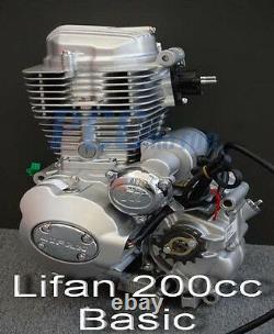 Air Cool LIFAN 200CC 5 SPeeD ENGINE MOTOR MOTORCYCLE DIRT BIKE ATV P EN25-BASIC