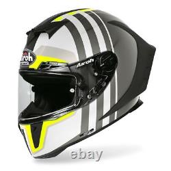 Airoh GP550S Skyline Black Matt Full Face ACU Gold Motorcycle Helmet