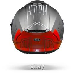 Airoh Spark Full Face Motorcycle Helmet Sport Touring Matt Black & Red Cyrcuit