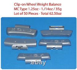 Assort 300 Pc Clip-on Wheel Weight Balance Type MC 0.25 0.50 0.75 1.0 1.25 1.50z