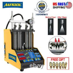 Autool CT150 Ultrasonic Fuel Injector Tester Cleaner Machine For Car Van Motor