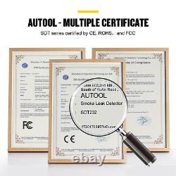 Autool SDT202 Car Smoke Leak Detector Smoke Machine Leakage Diagnostic Tester