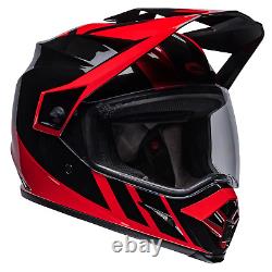 Bell MX-9 Adventure MIPS Motorcycle Helmet Dash Black/Red