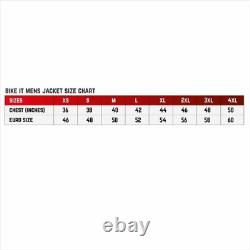 Bike It Burhou Waterproof Winter Motorcycle Jacket All Year Touring Black