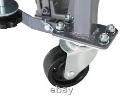 Bike Lift 300LB Scissor Hoist Hydraulic Motorbike Stand Motorcycle Mobile Wheels