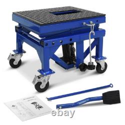 Bike Lift Scissor 440 lb 200 Kg Motorbike ATV Hydraulic Motorcycle With 4 Wheel