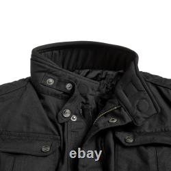 Black Pendle CE Class AA Wax Motorcycle Jacket For Bike Riding