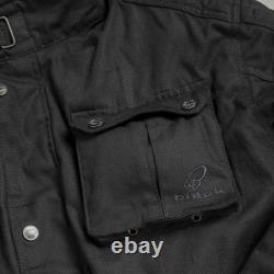 Black Pendle CE Class AA Wax Motorcycle Jacket For Bike Riding