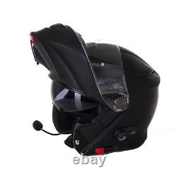 Bluetooth 3.0 Helmet Viper Rs-v171 Bl+ Flip Up Motorcycle Crash Helmet Pinlock
