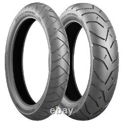 Bridgestone A40 Battlax Motorcycle Tubeless Tyre Pair 110/80x19 & 150/70x17