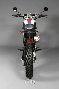 Bullit Hero Motorcycle Learner Legal Tracker Cafe Racer 125cc Bike White Bianco