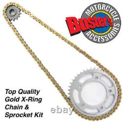 CB 600 Hornet 2002 F2 X-RING Gold Chain and Sprocket Kit