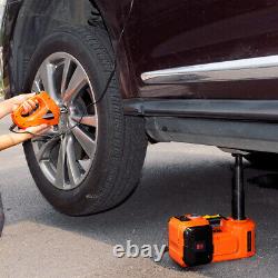 Car 5T Electric Hydraulic Jack Electric Wrench with Impact Wrench Inflator 12V