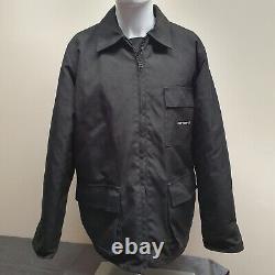 Carhartt Detroit Jacket Size XL Cordura Nylon Padded Black Heavy Great Condition