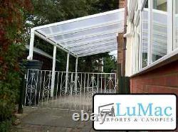 Carport motorcycle car bike canopy cover patio decking canopy shelter lean to