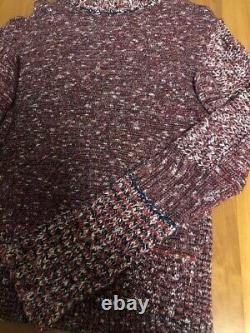Celine Phoebe Philo Turtleneck Knit Sweater Multicolor women Size S