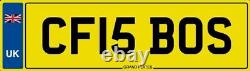 Cf Boss Number Plate Initials Car Reg Cf15 Bos All Fees Paid Colin Chris Cammy