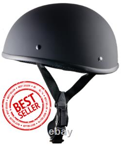 Crazy Al's WSB World's Smallest Lightest FLAT BLACK-DOT Beanie Helmet