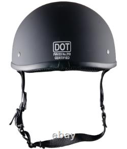 Crazy Al's WSB World's Smallest Lightest FLAT BLACK-DOT Beanie Helmet
