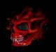 Custom Motorcycle Jet Helmet Skull Skeleton Death Ghost Rider Visor Dot Approved