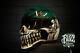 Custom Hand Painted / Airbrushed Motorcycle Helmet In Royal Marine Skull Design
