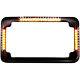 Cycle Visions License Plate Frame Flat Black Cv-4620b