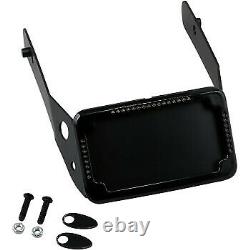 Cycle Visions License Plate Frame & Mount with Signals for FXDWG Black CV4651B