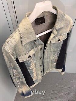 DIESEL BLACK GOLD Mens JAREDDI PATCH -FS DEN DENIM JACKET SIZE (M) RETAIL £510