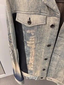 DIESEL BLACK GOLD Mens JAREDDI PATCH -FS DEN DENIM JACKET SIZE (M) RETAIL £510