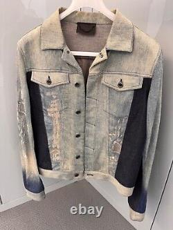 DIESEL BLACK GOLD Mens JAREDDI PATCH -FS DEN DENIM JACKET SIZE (M) RETAIL £510