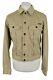Dolce & Gabbana Beige Denim Jacket Size Xl Mens Collared 100% Cotton Button Up