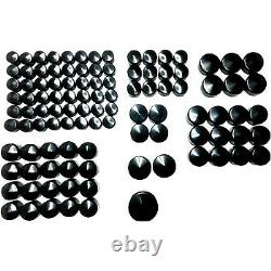 Drag Specialties Bolt Covers for M8 Complete Black 2404-0983