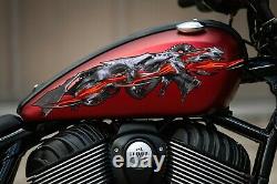 Dragons Bike Decals, Lizard Motorcycle Side Graphics, 3D Dragons Bike Sticker