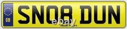 Duncan Snob Number Plate Sn08 Dun Cherished Car Reg Duncan's Dunc Dunn Dundee Uk