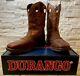 Durango Rebel Western Boot Steel Toe Brown Tan Saddle Slip Oil Resistant Water P