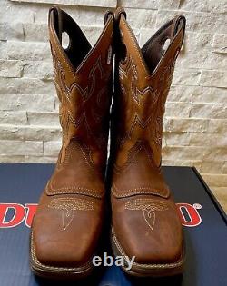 Durango Rebel Western Boot Steel Toe Brown Tan Saddle Slip Oil Resistant Water P