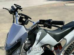 Electric Off-road Bike Motorcycle Dirt Bike White 3000W