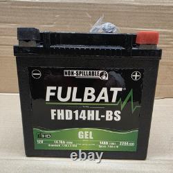 FHD14HL-BS GEL Fulbat Motorcycle Battery YHD14HL-BS