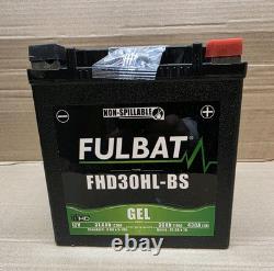 FHD30HL-BS GEL Fulbat Motorcycle Battery YHD30HL-BS