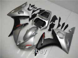 FL Injection Silver Plastic Fairing for Yamaha 2003-2005&06-09 R6S YZF R6 v004