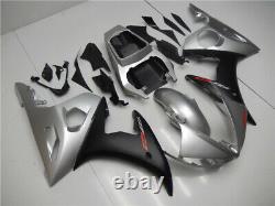 FL Injection Silver Plastic Fairing for Yamaha 2003-2005&06-09 R6S YZF R6 v004