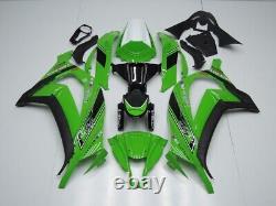 FLD Injection Fairing Fit for KWA 2011-2015 ZX10R Green Plastic ABS a035