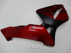 FLD Injection Matte Black Red Fairing Fit for Honda 2003-2004 CBR600RR ABS s083