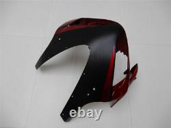 FLD Injection Matte Black Red Fairing Fit for Honda 2003-2004 CBR600RR ABS s083