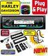 For Harley Plug And Play Marine Jvc Bluetooth Usb Aux Radio With Thumb Controls